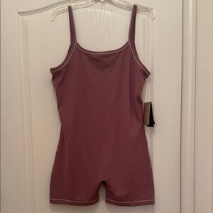 Elegant Mauve Sleeveless Bodysuit